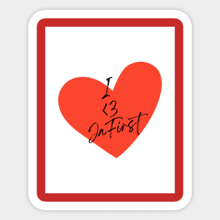 I Love JaFirst Don't Say No TharnType Be Mine Superstar Sticker